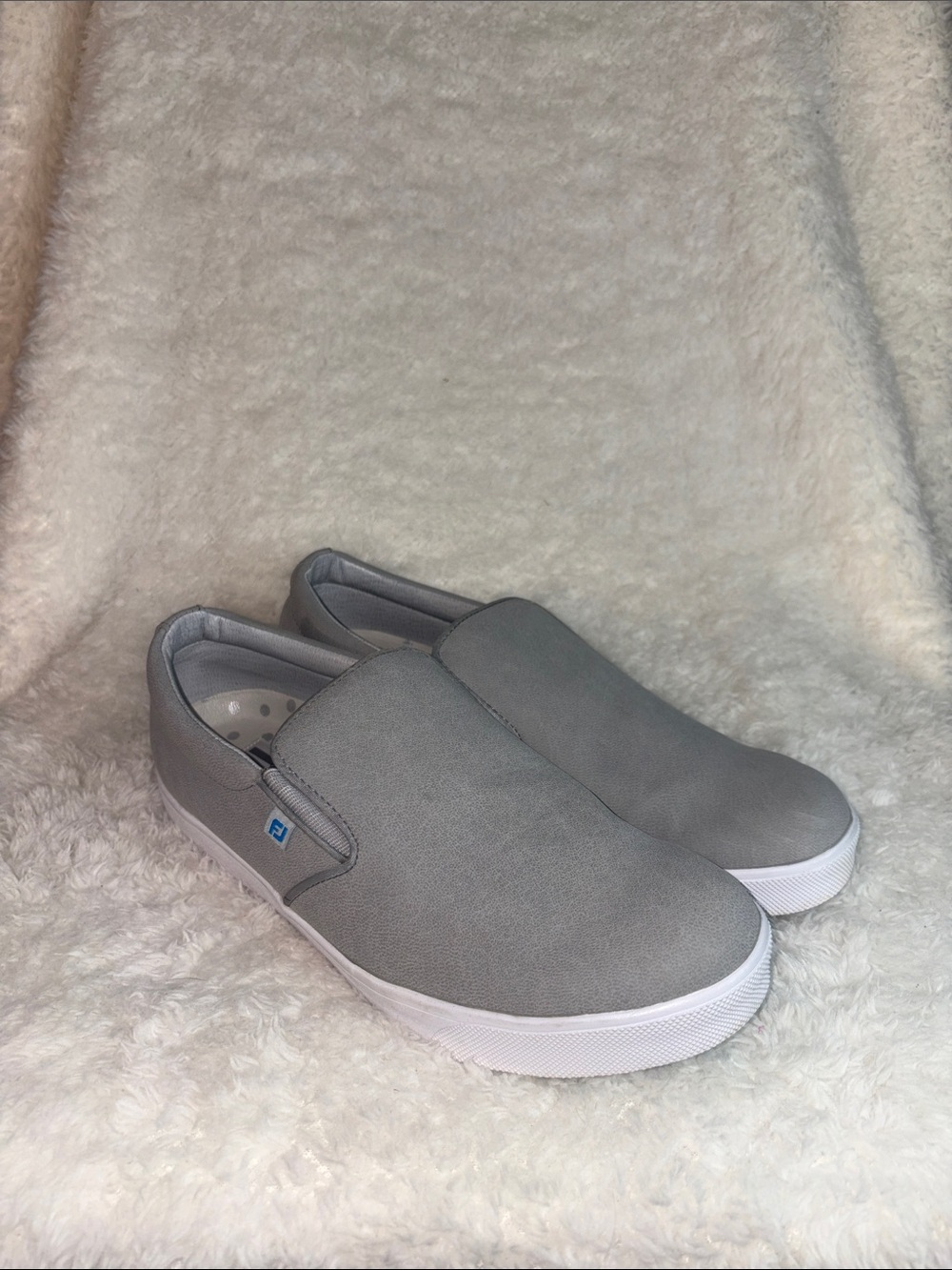 FootJoy Sport Retro Slip-On Spikeless Golf Shoes Grey Women's 9.5